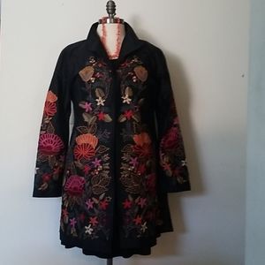 Silk embroider jacket